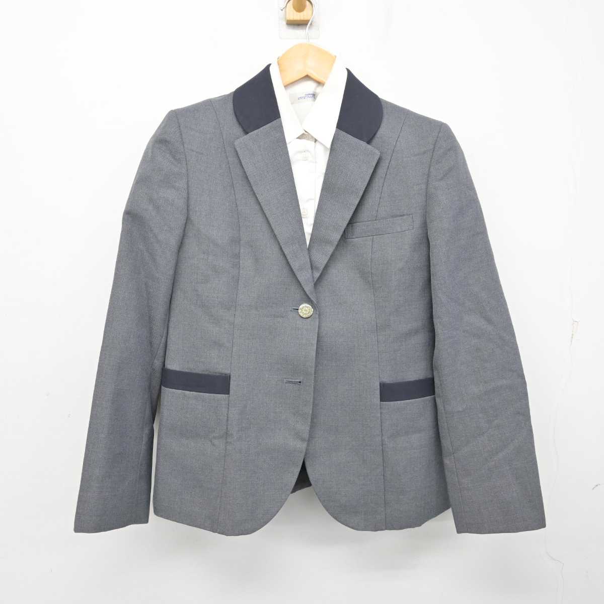 【中古】愛知県  豊川高等学校 女子制服 2点 (ブレザー・シャツ) sf078998