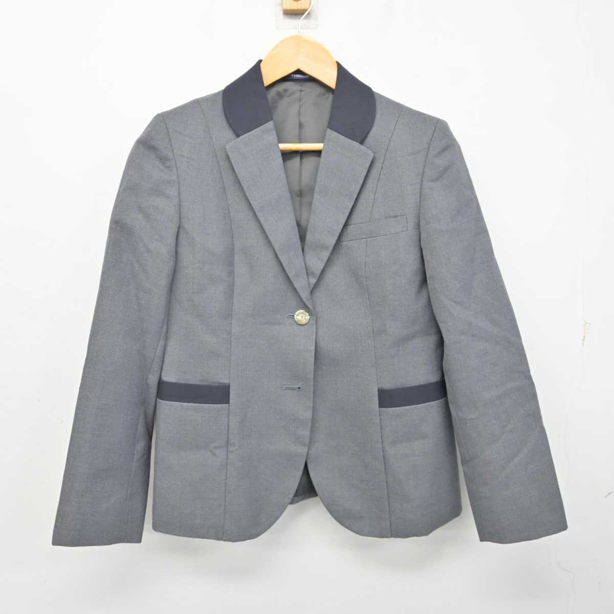 【中古】愛知県  豊川高等学校 女子制服 2点 (ブレザー・シャツ) sf078998