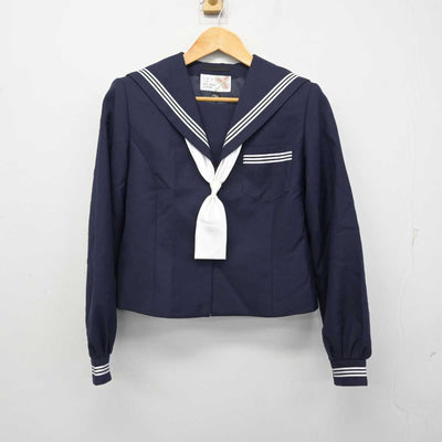 【中古】静岡県 笠井中学校 女子制服 3点 (セーラー服・スカート) sf079017