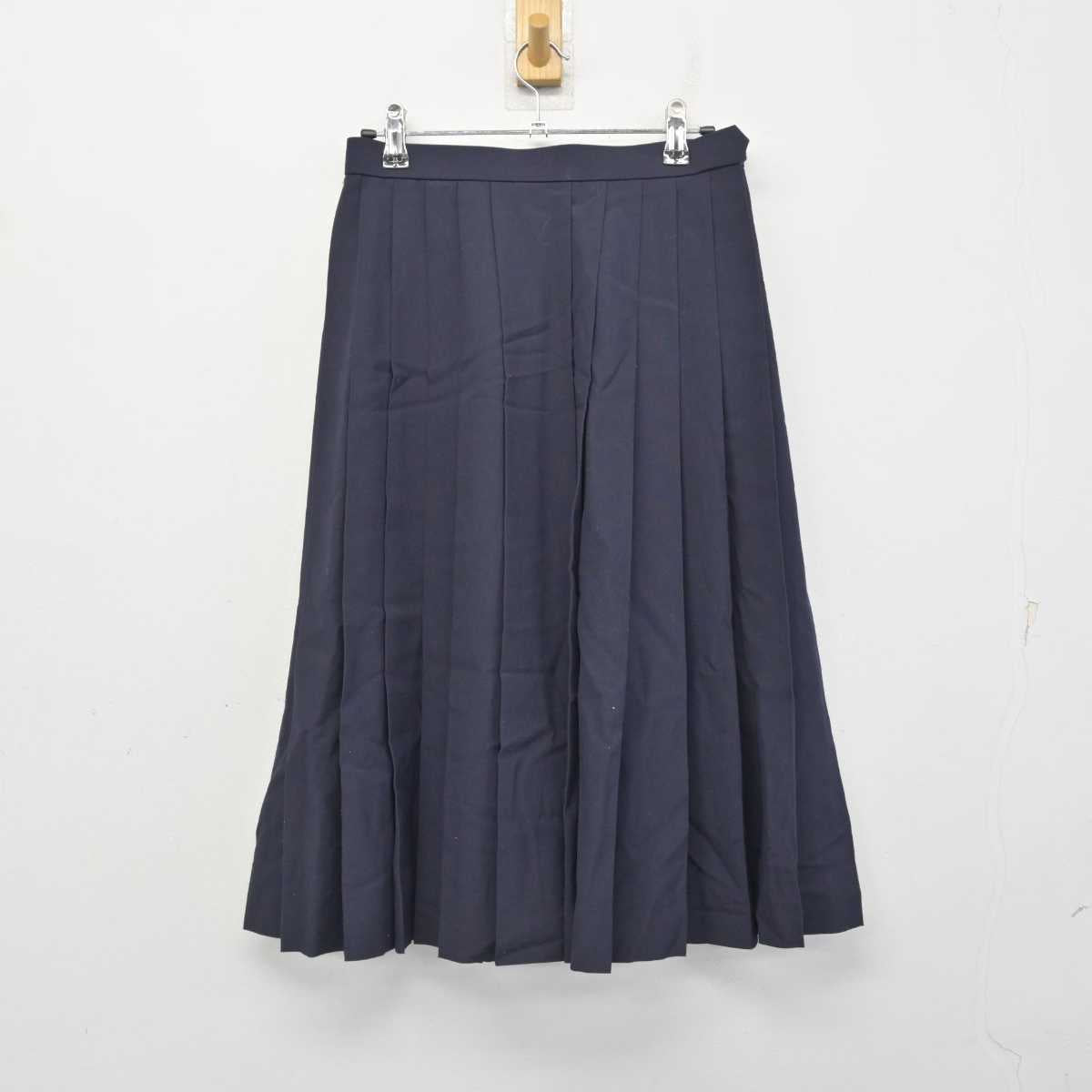 【中古】静岡県 笠井中学校 女子制服 4点 (セーラー服・スカート) sf079018