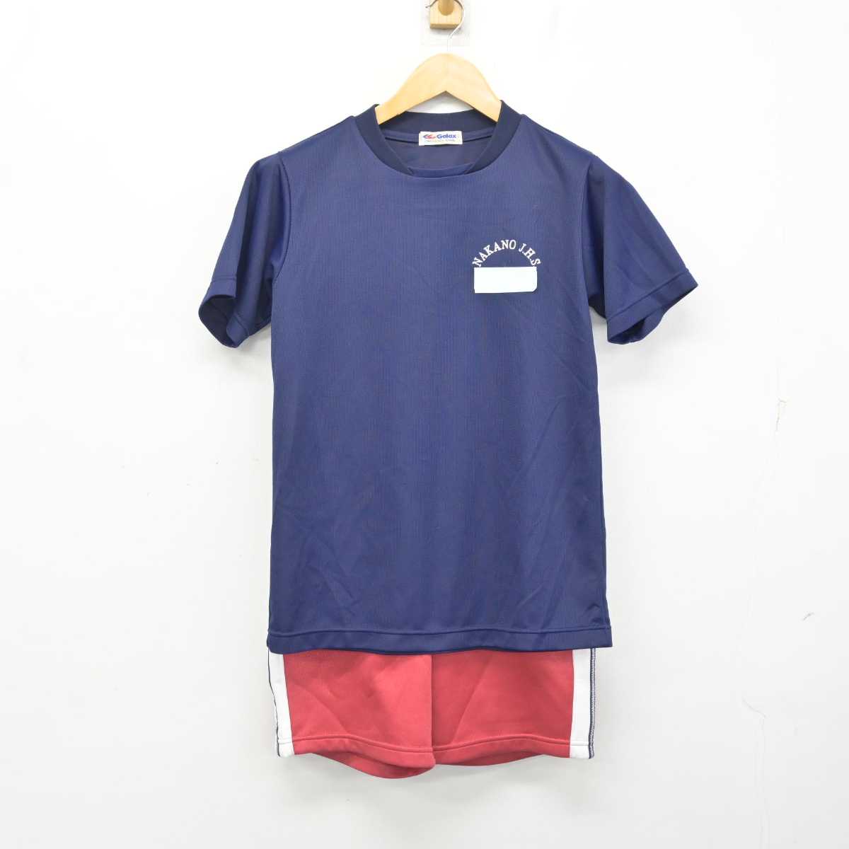 【中古】宮城県 中野中学校 女子制服 3点 (体操服 上・体操服 下) sf079026