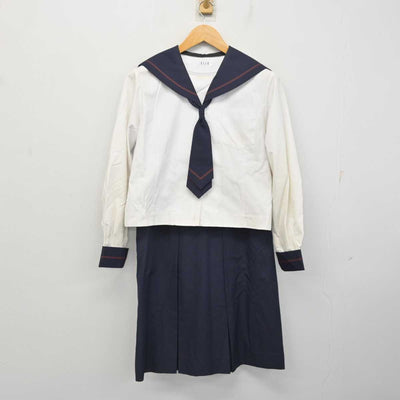 【中古】宮城県 中野中学校 女子制服 3点 (セーラー服・スカート) sf079028