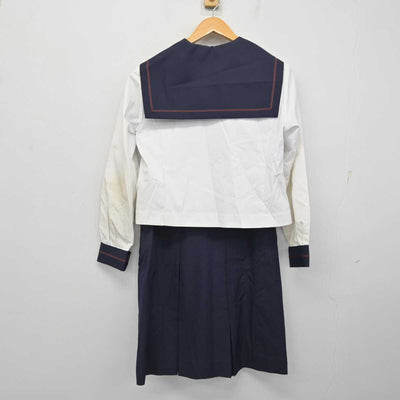 【中古】宮城県 中野中学校 女子制服 3点 (セーラー服・スカート) sf079028