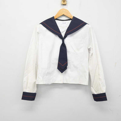 【中古】宮城県 中野中学校 女子制服 3点 (セーラー服・スカート) sf079028