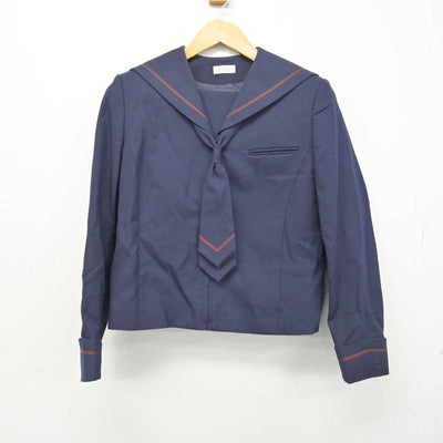 【中古】宮城県 中野中学校 女子制服 3点 (セーラー服・スカート) sf079029