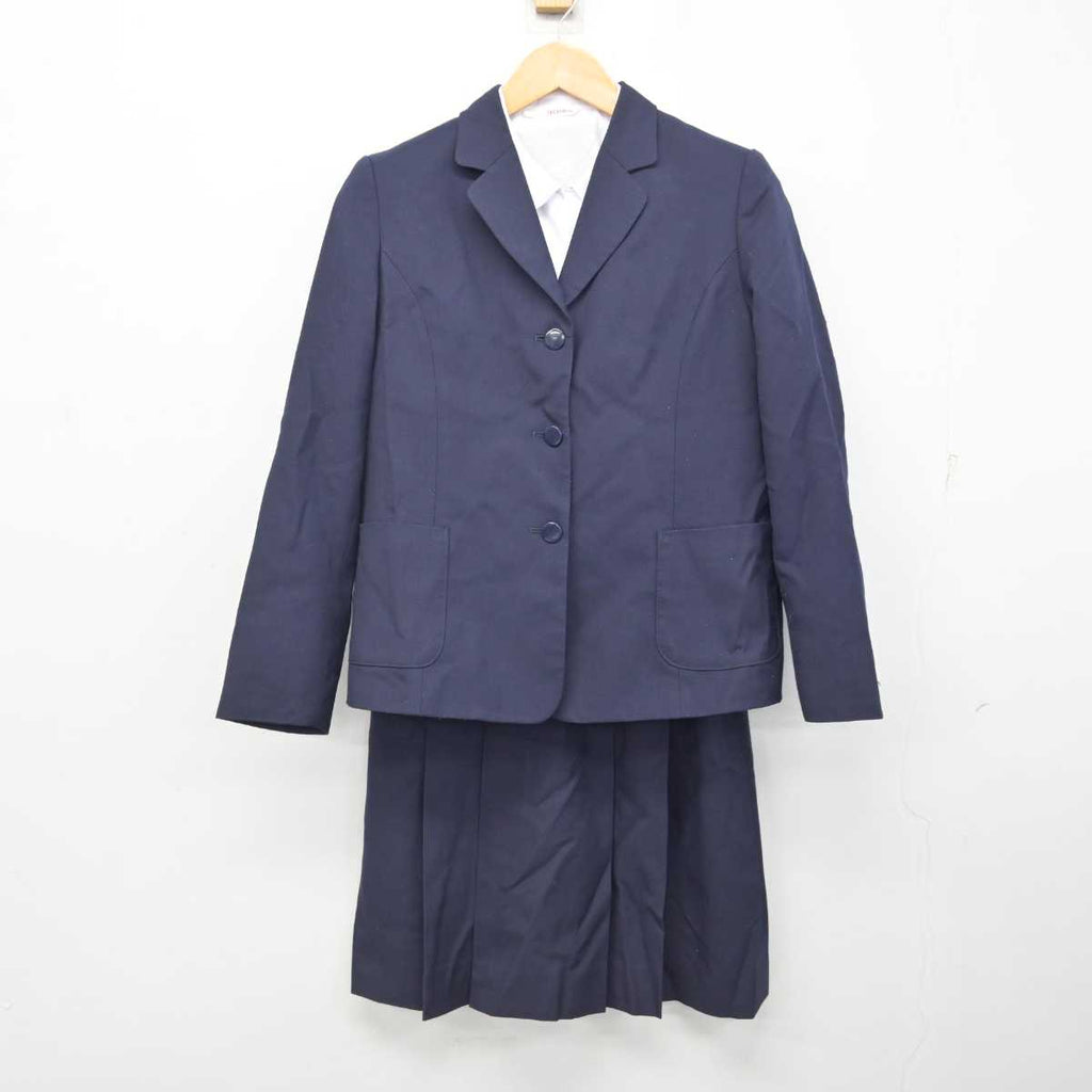 【中古】宮城県 塩竈市立第三中学校 女子制服 3点 (ブレザー・シャツ・スカート) sf079030