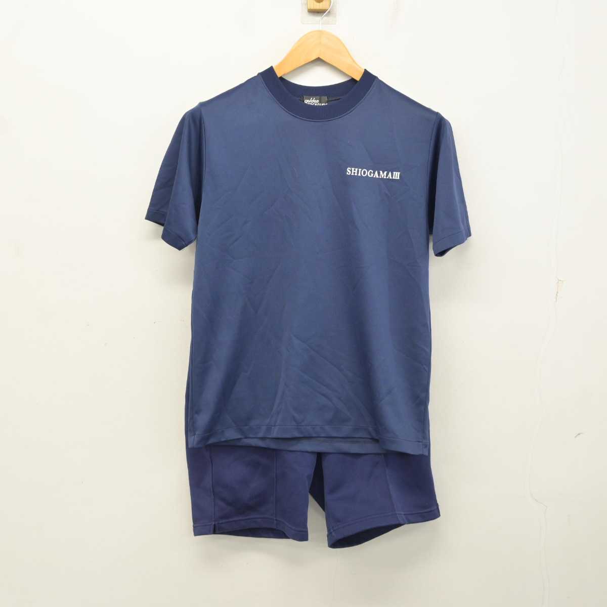 【中古】宮城県 塩竈市立第三中学校 女子制服 2点 (体操服 上・体操服 下) sf079033