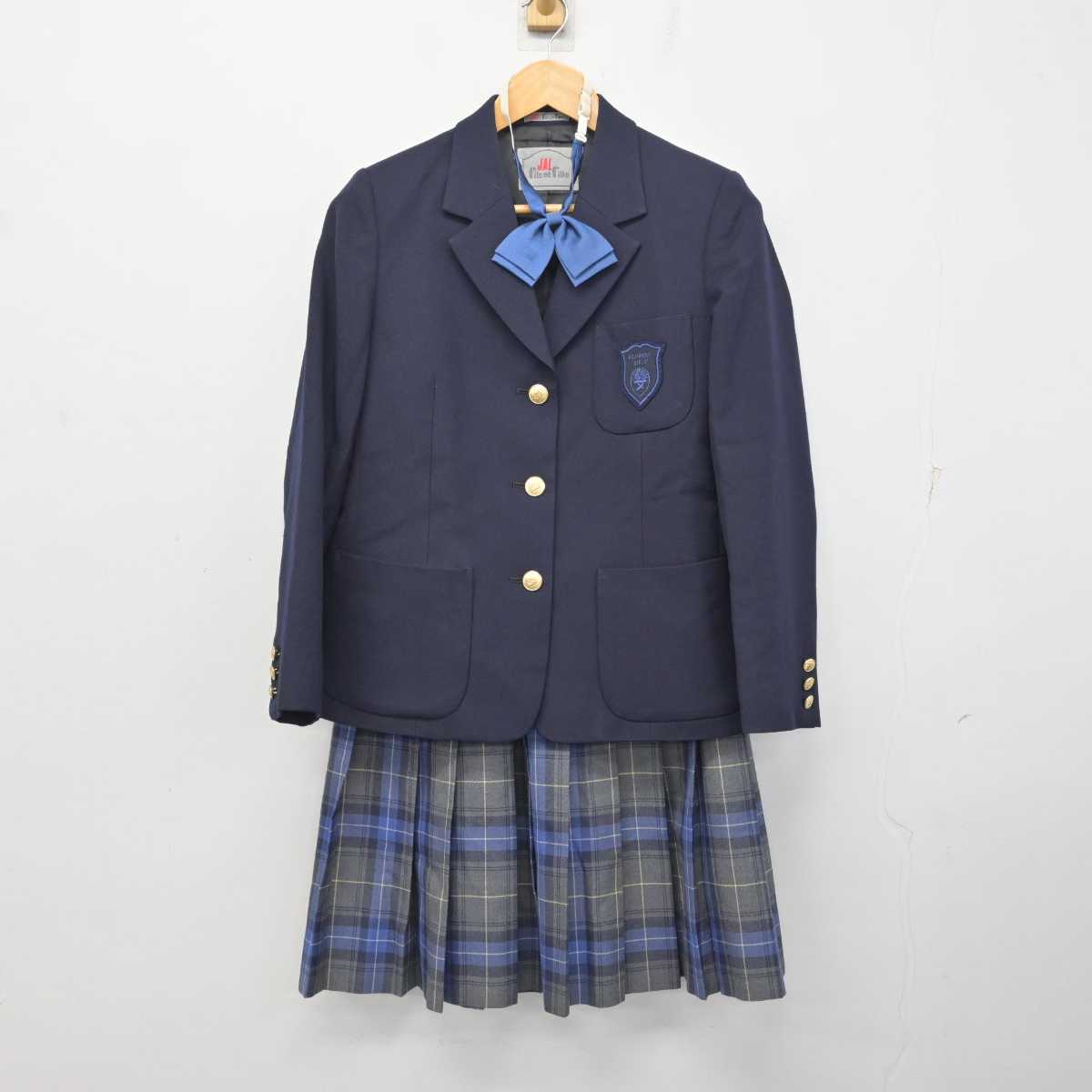 【中古】東京都 麹町学園女子中学校・高等学校 女子制服 3点 (ブレザー・スカート) sf079035