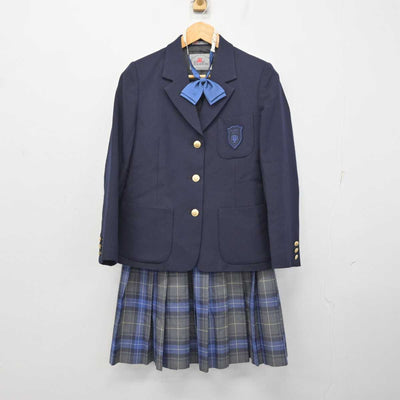 【中古】東京都 麹町学園女子中学校・高等学校 女子制服 3点 (ブレザー・スカート) sf079035