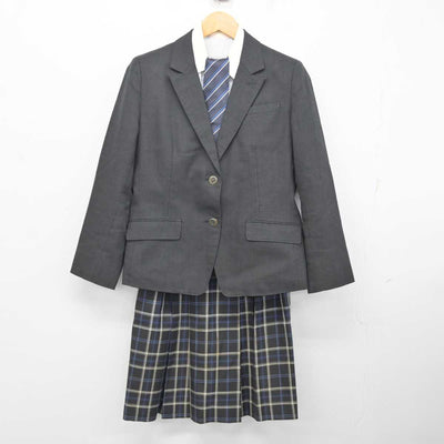 【中古】三重県 川越高等学校 女子制服 4点 (ブレザー・シャツ・スカート) sf079040