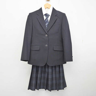 【中古】東京都 目黒学院高等学校 女子制服 5点 (ブレザー・ニット・シャツ・スカート) sf079047