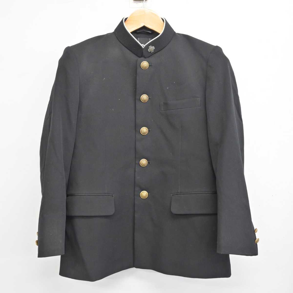 【中古】千葉県 八木が谷中学校 男子制服 3点 (学ラン・ズボン) sf079053