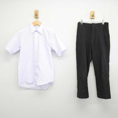 【中古】千葉県 八木が谷中学校 男子制服 2点 (シャツ・ズボン) sf079054