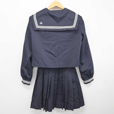 【中古】滋賀県 朝桜中学校 女子制服 2点 (セーラー服・スカート) sf079061