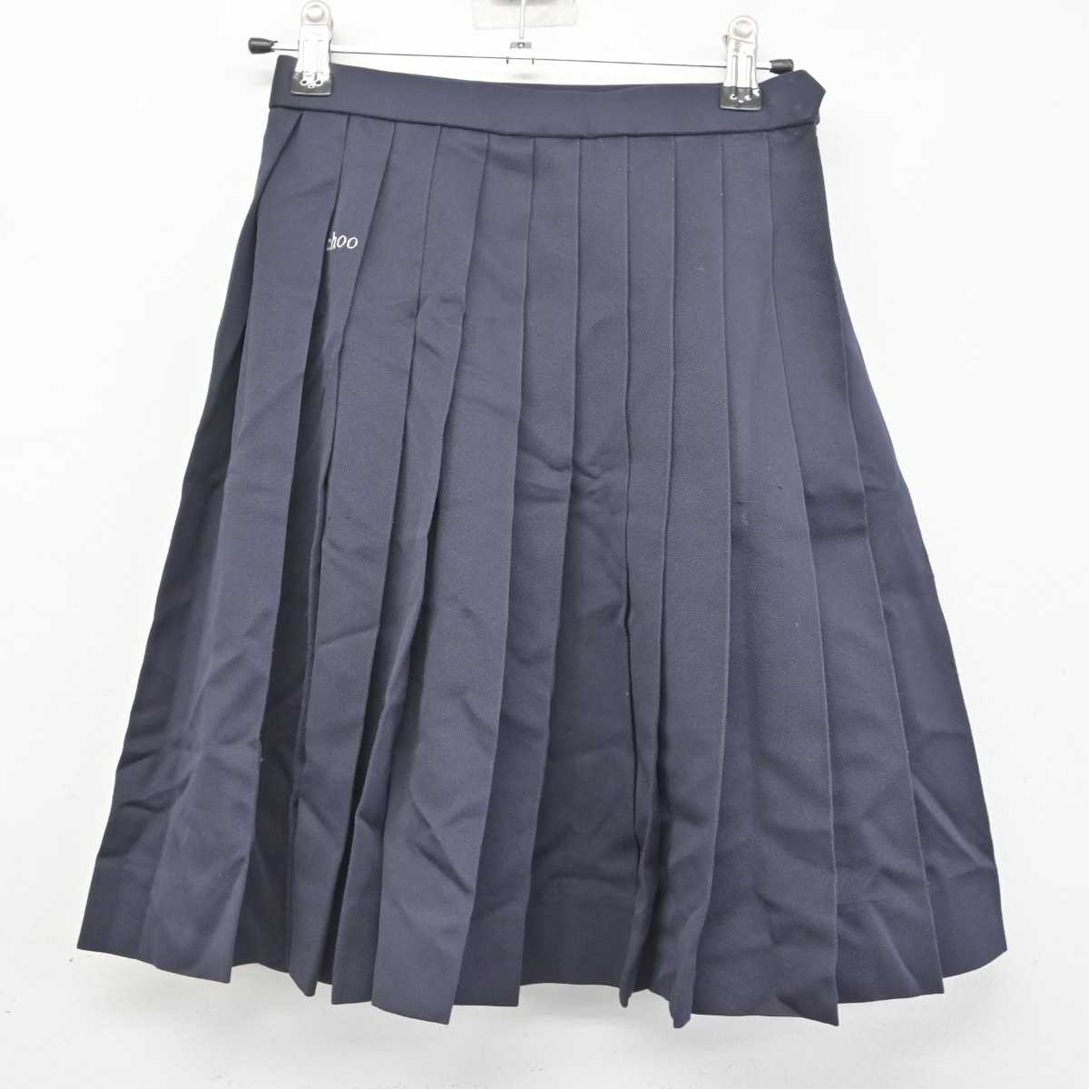 【中古】滋賀県 朝桜中学校 女子制服 2点 (セーラー服・スカート) sf079061