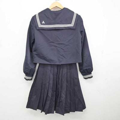 【中古】滋賀県 朝桜中学校 女子制服 3点 (セーラー服・スカート) sf079065