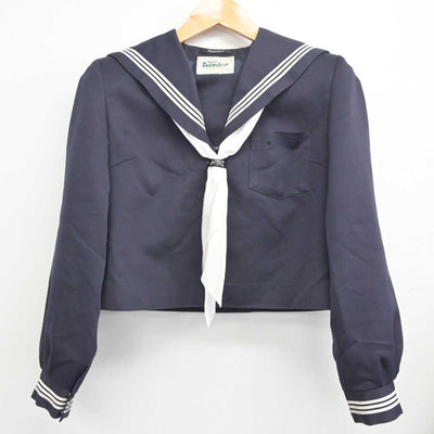 【中古】滋賀県 朝桜中学校 女子制服 3点 (セーラー服・スカート) sf079065