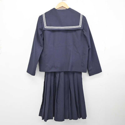 【中古】福島県 清水中学校 女子制服 2点 (セーラー服・スカート) sf079066