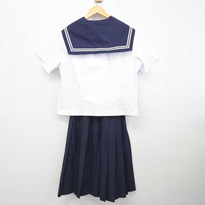 【中古】福島県 清水中学校 女子制服 3点 (セーラー服・スカート) sf079067