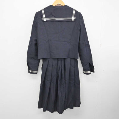 【中古】埼玉県 星野学園中学校 女子制服 4点 (セーラー服・ニット・スカート) sf079071