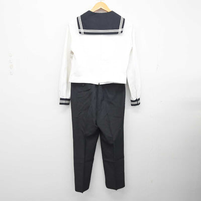 【中古】埼玉県 星野学園中学校 女子制服 2点 (セーラー服・ズボン) sf079073