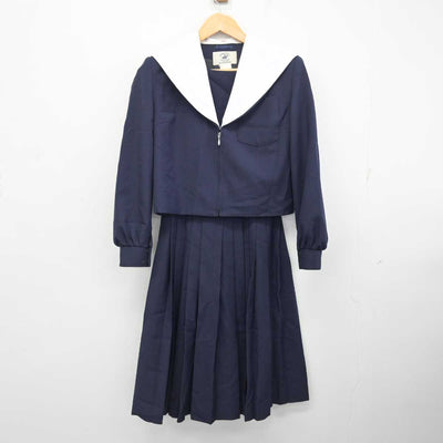 【中古】愛知県 味岡中学校 女子制服 2点 (セーラー服・スカート) sf079075