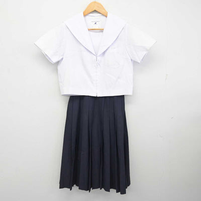 【中古】愛知県 味岡中学校 女子制服 2点 (セーラー服・スカート) sf079076