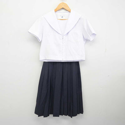 【中古】愛知県 味岡中学校 女子制服 2点 (セーラー服・スカート) sf079077