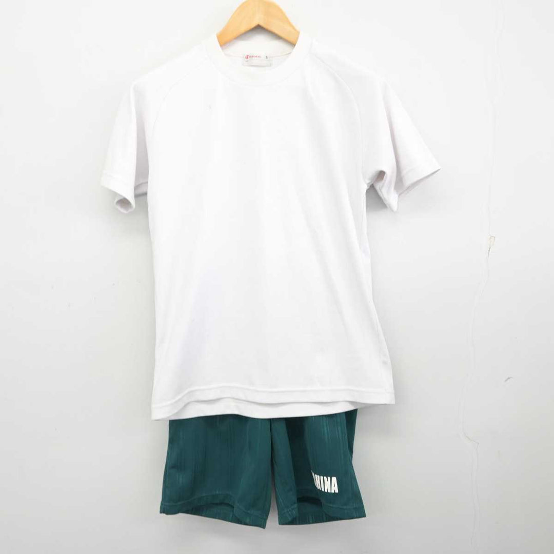 中古】静岡県 西奈中学校 女子制服 2点 (体操服 上・体操服 下