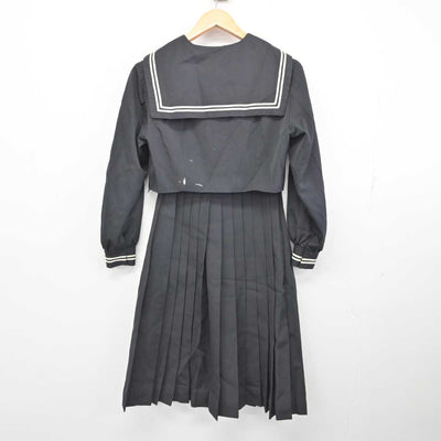 【中古】京都府 宮津高等学校 女子制服 2点 (セーラー服・スカート) sf079094