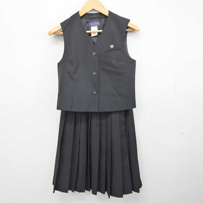 【中古】北海道 帯広三条高等学校 女子制服 5点 (ブレザー・ベスト・スカート) sf079109