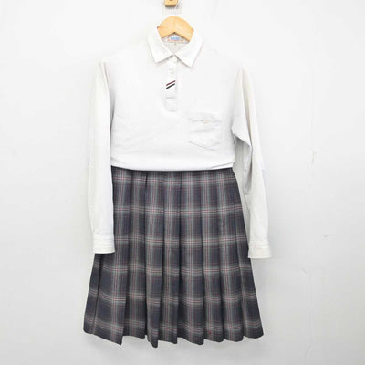 【中古】大阪府 港南中学校 女子制服 3点 (ブレザー・シャツ・スカート) sf079113