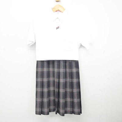 【中古】大阪府 港南中学校 女子制服 3点 (シャツ・スカート) sf079114