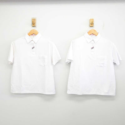 【中古】大阪府 港南中学校 女子制服 3点 (シャツ・スカート) sf079114