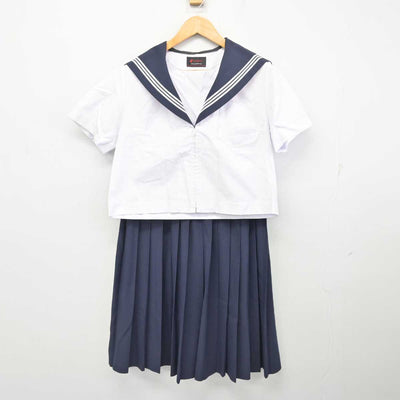 【中古】愛知県 美川中学校 女子制服 3点 (セーラー服・スカート) sf079122