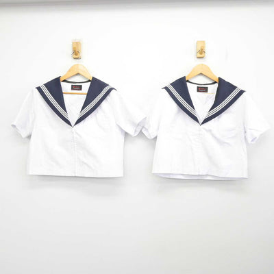 【中古】愛知県 美川中学校 女子制服 3点 (セーラー服・スカート) sf079122