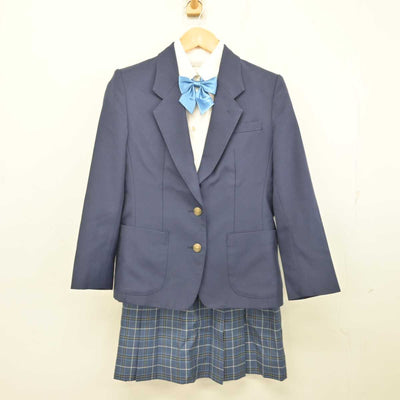 【中古】神奈川県 山内中学校 女子制服 4点 (ブレザー・シャツ・スカート) sf079123