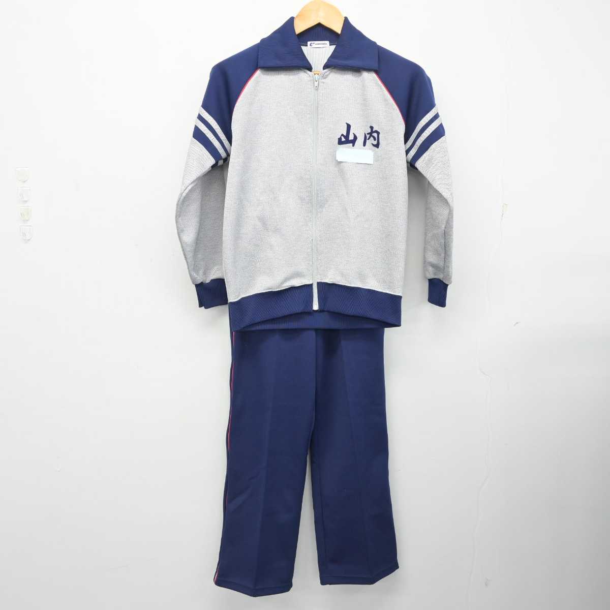 【中古】神奈川県 横浜市立山内中学校 女子制服 2点 (ジャージ 上・ジャージ 下) sf079125