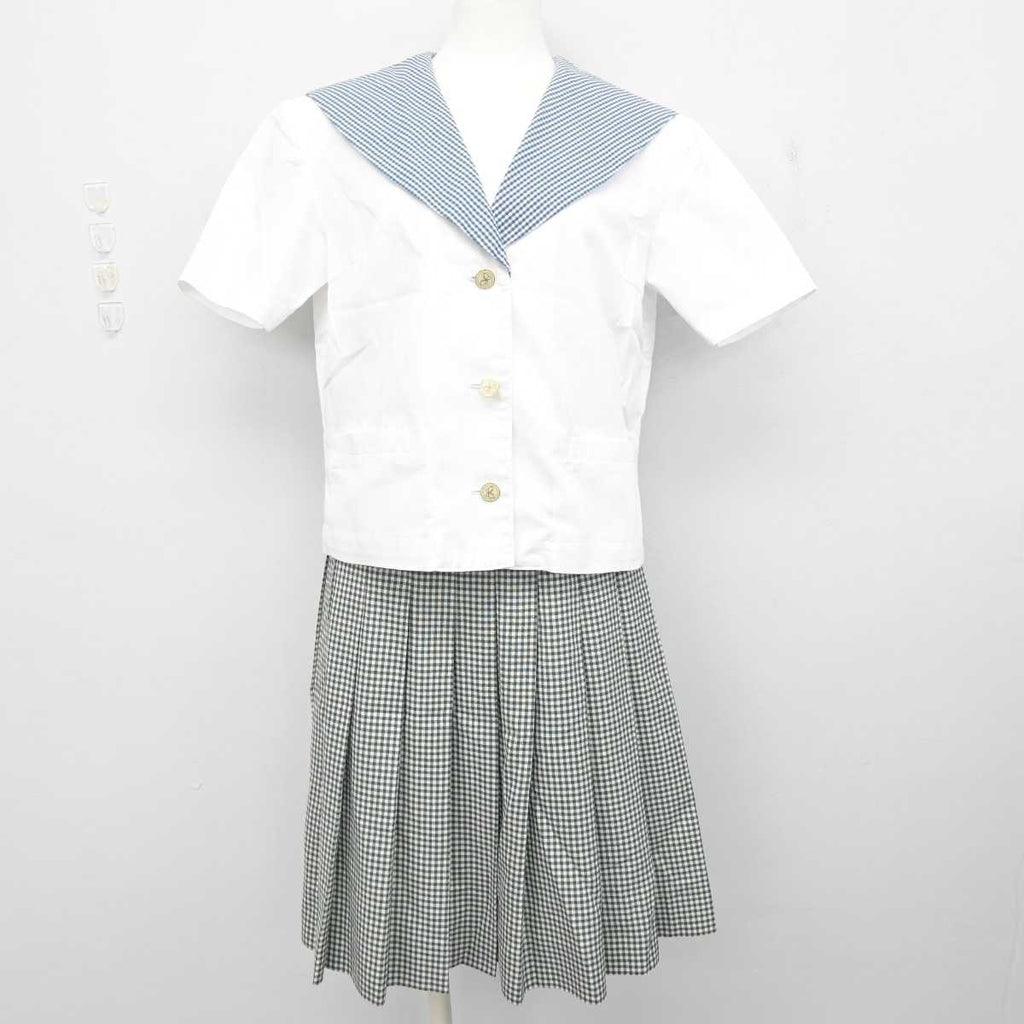 【中古】岡山県 就実高等学校 女子制服 2点 (セーラー服・スカート) sf079126 | 中古制服通販パレイド