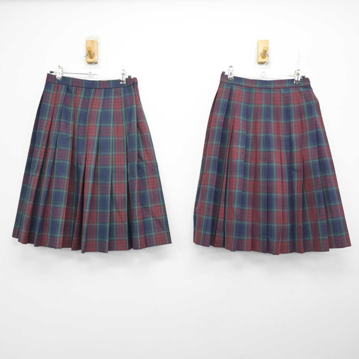 【中古】福岡県 筑陽学園高等学校 女子制服 3点 (ブレザー・スカート) sf079135