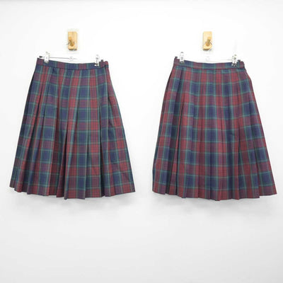 【中古】福岡県 筑陽学園高等学校 女子制服 3点 (ブレザー・スカート) sf079135