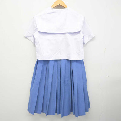 【中古】福岡県 朝倉市立甘木中学校 女子制服 5点 (セーラー服・スカート) sf079137