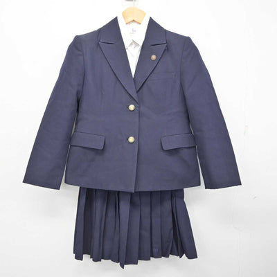 【中古】埼玉県 大宮高等学校 女子制服 4点 (ブレザー・シャツ・スカート) sf079139