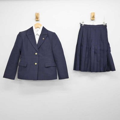 【中古】埼玉県 大宮高等学校 女子制服 4点 (ブレザー・シャツ・スカート) sf079139