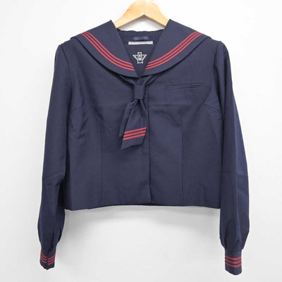 【中古】千葉県 木更津市立太田中学校 女子制服 3点 (セーラー服・スカート) sf079143