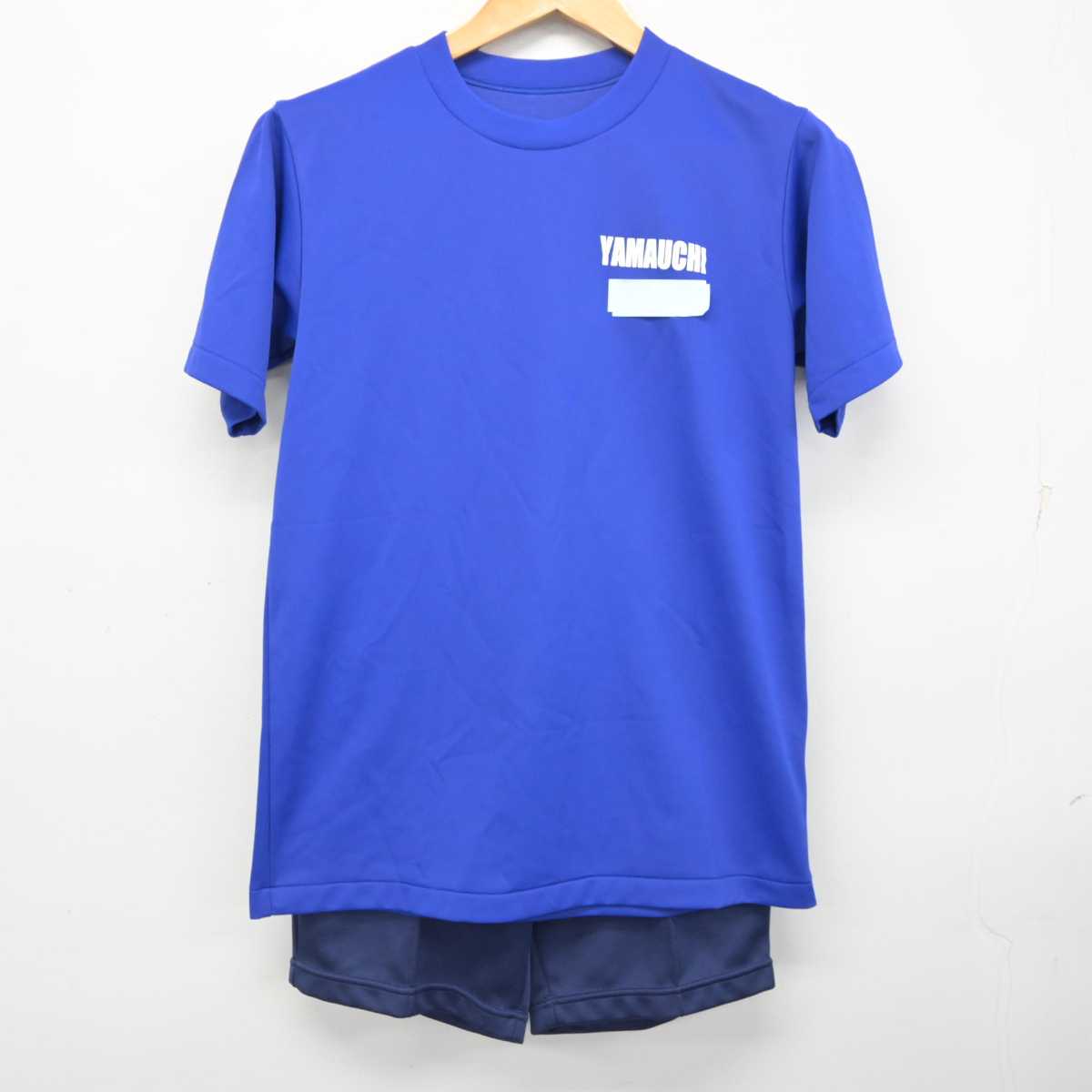 【中古】神奈川県 横浜市立山内中学校 女子制服 2点 (体操服 上・体操服 下) sf079145