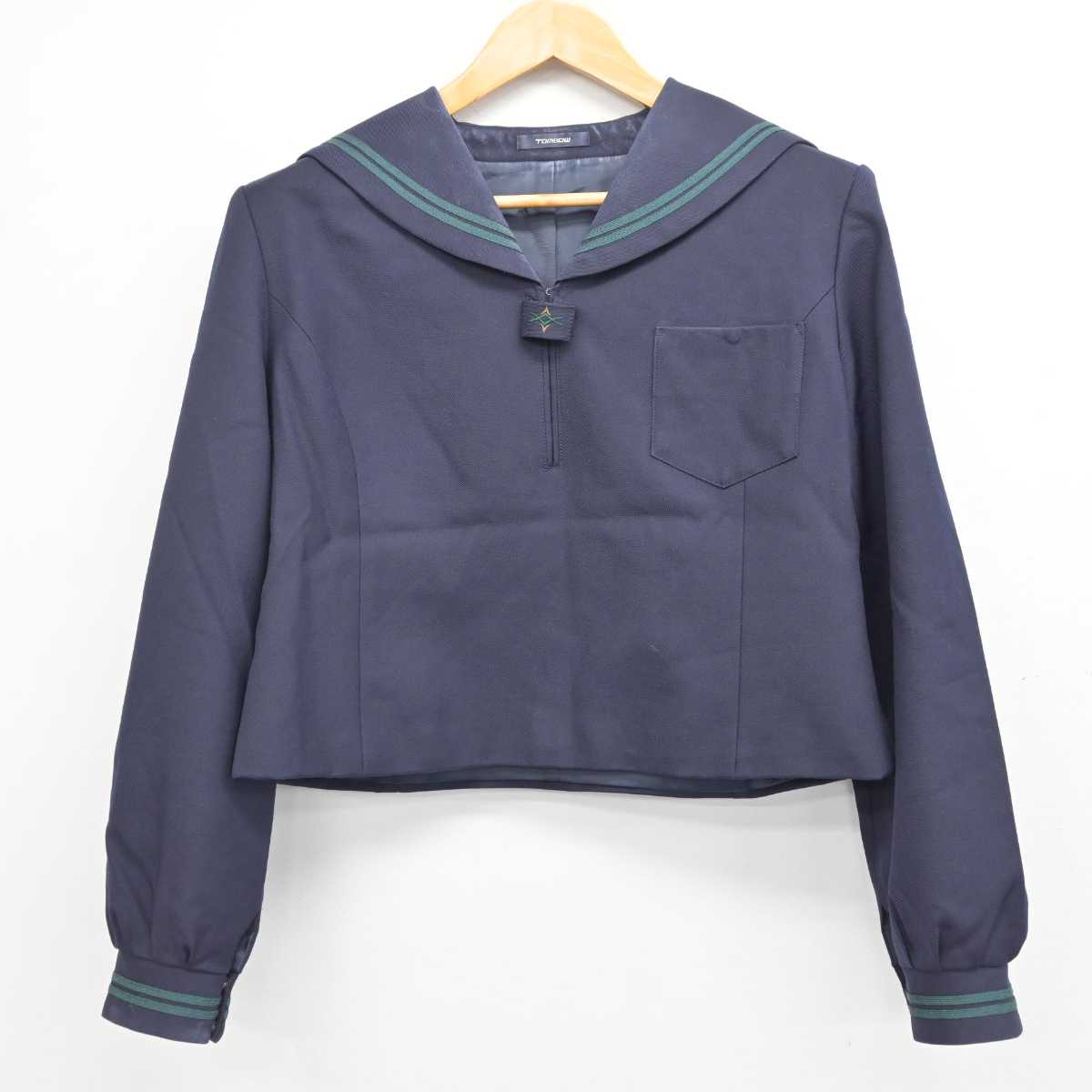 【中古】東京都 二松學舍大学附属高等学校 女子制服 2点 (セーラー服・スカート) sf079156