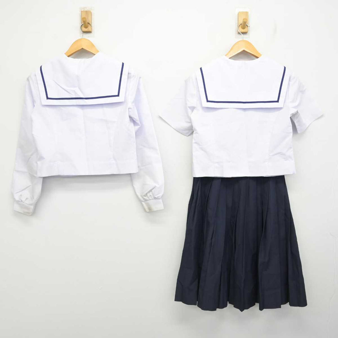 【中古】愛知県 富木島中学校 女子制服 4点 (セーラー服・スカート) sf079173