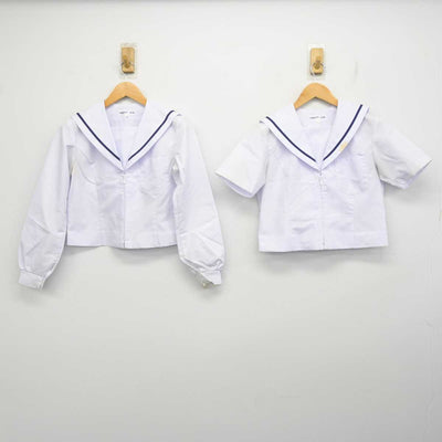 【中古】愛知県 富木島中学校 女子制服 2点 (セーラー服) sf079174