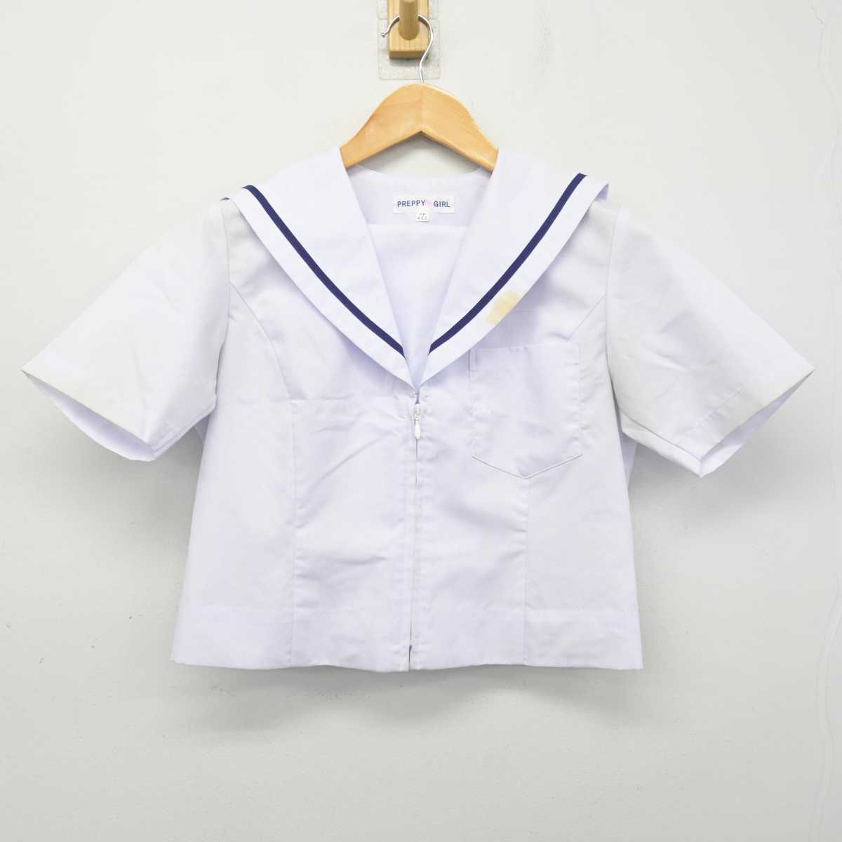 【中古】愛知県 富木島中学校 女子制服 2点 (セーラー服) sf079174